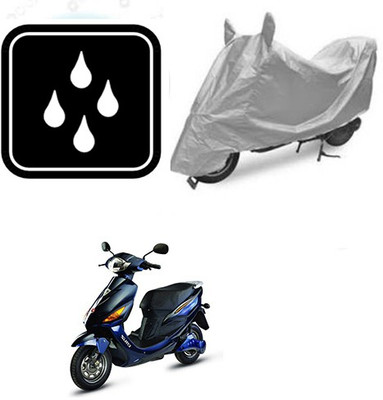 SANJU Waterproof Two Wheeler Cover for Hero(Electric Cruz, Silver)