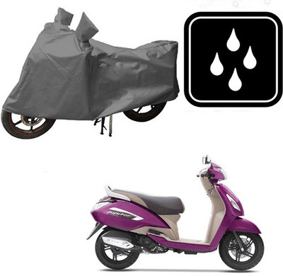 RPSENTTERPR Waterproof Two Wheeler Cover for TVS(Jupiter, Grey)
