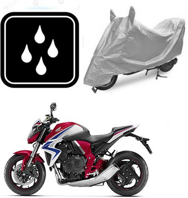 SANJU Waterproof Two Wheeler Cover for Honda(CB 1000R, Silver)