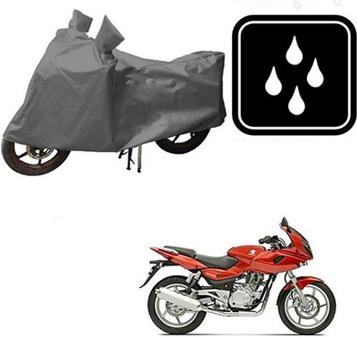 RPSENTTERPR Waterproof Two Wheeler Cover for Bajaj(Pulsar 220 DTS-i, Grey)