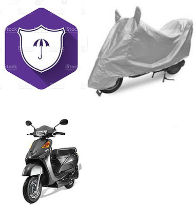 SANJU Waterproof Two Wheeler Cover for Indus(Yo Spark, Silver)