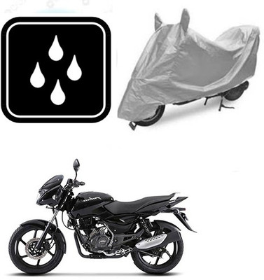 SANJU Waterproof Two Wheeler Cover for Bajaj(Pulsar, Silver)