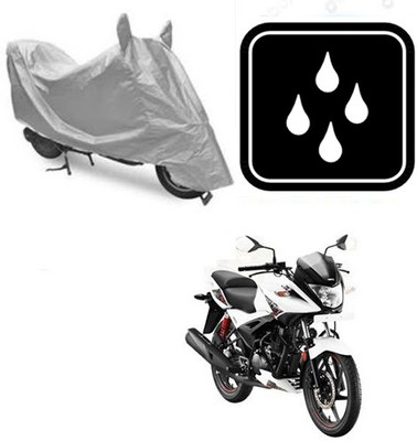 SANJU Waterproof Two Wheeler Cover for Hero(Ignitor, Silver)