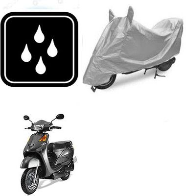 RPSENTTERPR Waterproof Two Wheeler Cover for Indus(Yo Spark, Silver)