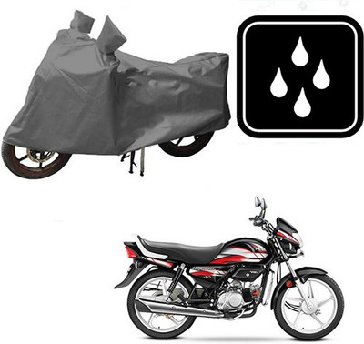 RPSENTTERPR Waterproof Two Wheeler Cover for Hero(CD deluxe, Grey)