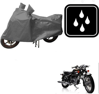 RPSENTTERPR Waterproof Two Wheeler Cover for Royal Enfield(Electra Delux, Grey)