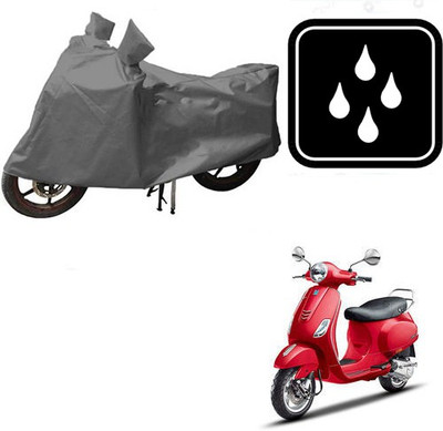 RPSENTTERPR Waterproof Two Wheeler Cover for Piaggio(Vespa VXL, Grey)