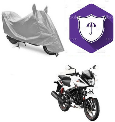 SANJU Waterproof Two Wheeler Cover for Hero(Ignitor, Silver)