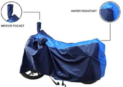 Aaka Creations Two Wheeler Cover for Mahindra(MOJO XT 300, Blue)