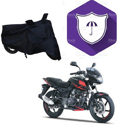 SANJU Waterproof Two Wheeler Cover for Bajaj(Pulsar 180 DTS-i, Black)