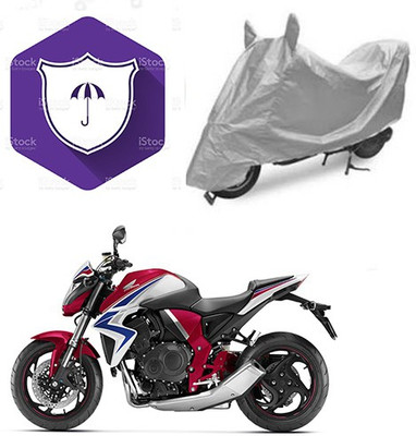 SANJU Waterproof Two Wheeler Cover for Honda(CB 1000R, Silver)