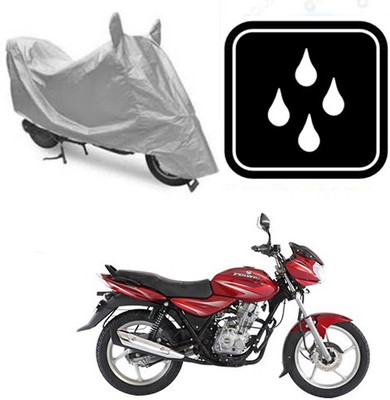 SANJU Waterproof Two Wheeler Cover for Bajaj(Discover 125 DTS-i, Silver)