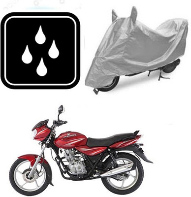 RPSENTTERPR Waterproof Two Wheeler Cover for Bajaj(Discover 125 DTS-i, Silver)