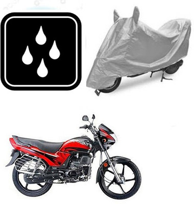 SANJU Waterproof Two Wheeler Cover for Honda(Passion Plus, Silver)