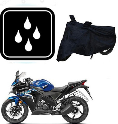 RPSENTTERPR Waterproof Two Wheeler Cover for Honda(CBR 250R, Black)