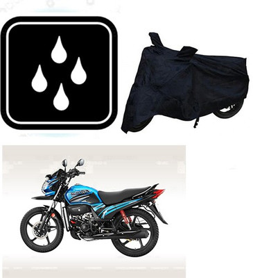 SANJU Waterproof Two Wheeler Cover for Honda(Passion Pro TR, Black)