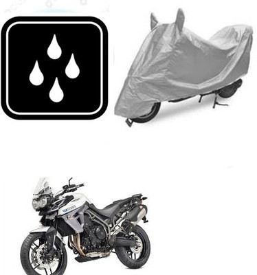 SANJU Waterproof Two Wheeler Cover for Triumph(Tiger 800 XR, Silver)