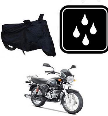 saanvi Waterproof Two Wheeler Cover for Bajaj(Boxer, Black)