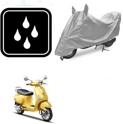 RPSENTTERPR Waterproof Two Wheeler Cover for Piaggio(Vespa SXL, Silver)
