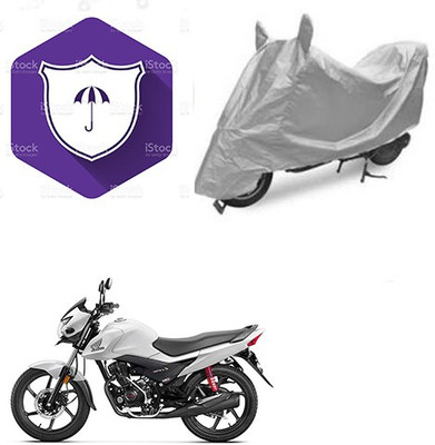 SANJU Waterproof Two Wheeler Cover for Honda(Livo, Silver)