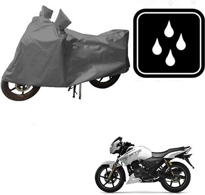RPSENTTERPR Waterproof Two Wheeler Cover for TVS(Apache RTR 180, Grey)