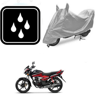 SANJU Waterproof Two Wheeler Cover for Honda(CB Shine, Silver)