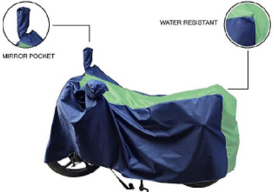 Aaka Creations Two Wheeler Cover for Suzuki(intruder 150, Green, Blue)