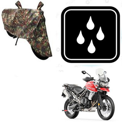 SANJU Waterproof Two Wheeler Cover for Triumph(Tiger 800 XCA, Multicolor)