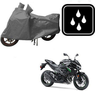 RPSENTTERPR Waterproof Two Wheeler Cover for Kawasaki(Z800, Grey)