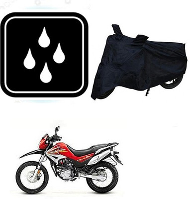 SANJU Waterproof Two Wheeler Cover for Hero(Impulse, Black)