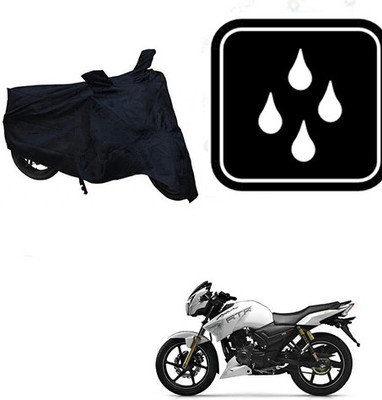 RPSENTTERPR Waterproof Two Wheeler Cover for TVS(Apache RTR 180, Black)