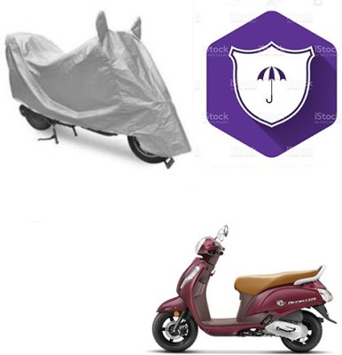 SANJU Waterproof Two Wheeler Cover for Suzuki(Access SE, Silver)