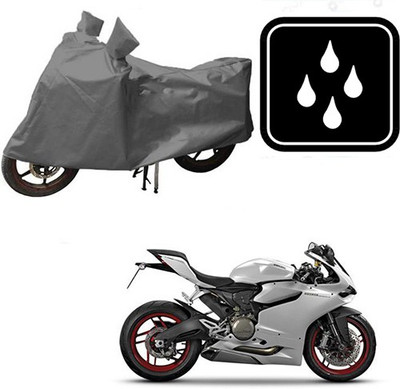 RPSENTTERPR Waterproof Two Wheeler Cover for Ducati(899 Panigale, Grey)