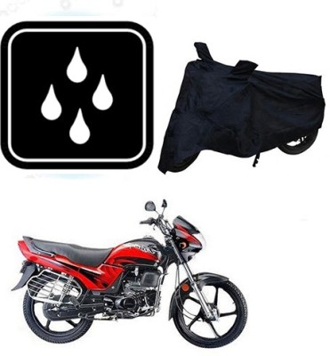 SANJU Waterproof Two Wheeler Cover for Honda(Passion Plus, Black)