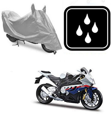 saanvi Waterproof Two Wheeler Cover for BMW(X1, Silver)