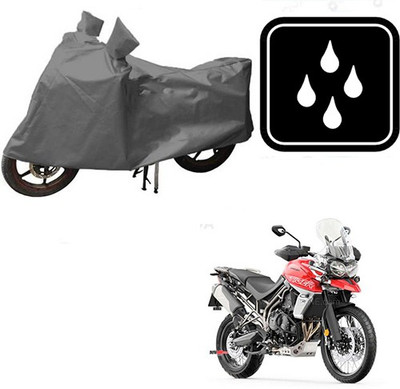 RPSENTTERPR Waterproof Two Wheeler Cover for Triumph(Tiger 800 XCA, Grey)