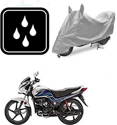 SANJU Waterproof Two Wheeler Cover for Hero(Passion Pro TR, Silver)