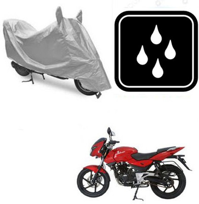 RPSENTTERPR Waterproof Two Wheeler Cover for Bajaj(Pulsar 200 NS DTS-i, Silver)