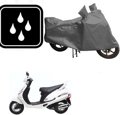 RPSENTTERPR Waterproof Two Wheeler Cover for Mahindra(Stallio, Grey)