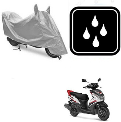 SANJU Waterproof Two Wheeler Cover for Yamaha(Ray Z, Silver)