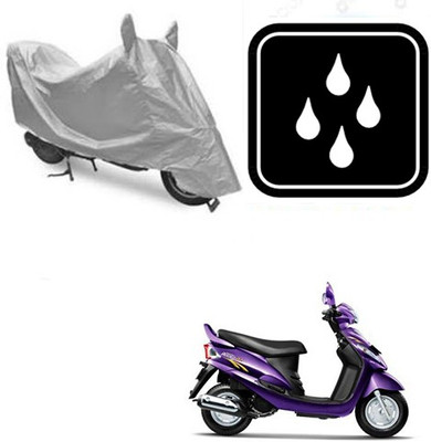 SANJU Waterproof Two Wheeler Cover for Mahindra(Rodeo RZ, Silver)