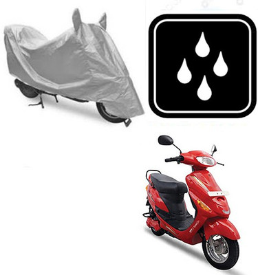 SANJU Waterproof Two Wheeler Cover for Hero(E Sprint, Silver)