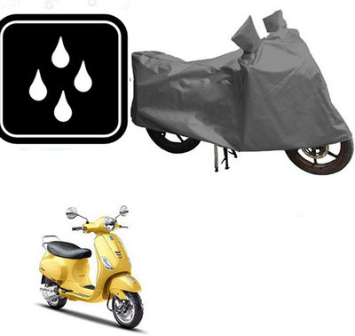 RPSENTTERPR Waterproof Two Wheeler Cover for Piaggio(Vespa VXL, Grey)
