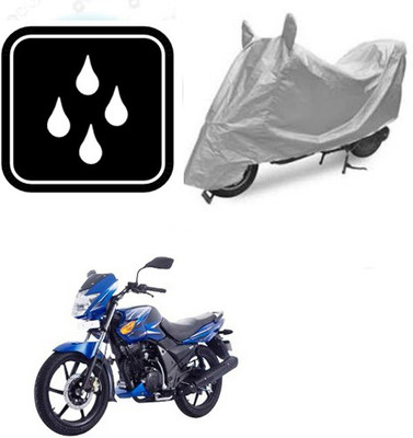 SANJU Waterproof Two Wheeler Cover for TVS(Flame SR125, Silver)