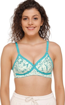 Salsa M1010 Women T-Shirt Non Padded Bra(Green)