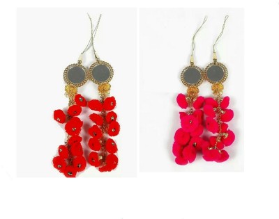 BHAVYA SALES Latkan Brooch(Red)