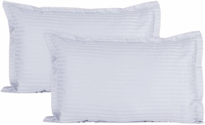 Sparklings Plain Pillows Cover(Pack of 2, 46 cm*69 cm, White)