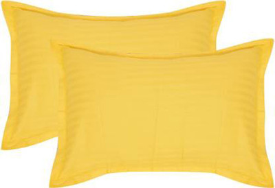 Cr Creation Cotton Cushions & Pillows Cover(43.18 cm*68.58 cm, Pack of 2, Yellow)