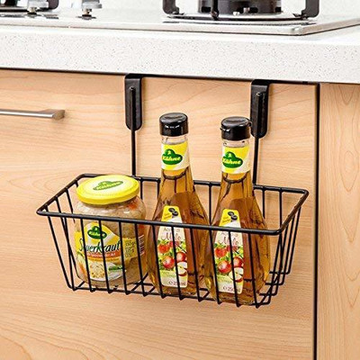Techpugg Multifunctional Metal Storage Basket Kitchen Cabinet Drawer Organizer Door Hanger Storage...