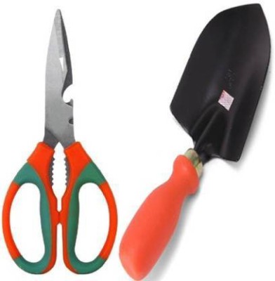 fitweight Gardening Tools Set with Scissor And Shovel Garden Spade (2 Tools) Garden Tool Kit (2 Tools) Garden Tool Kit(2 Tools)